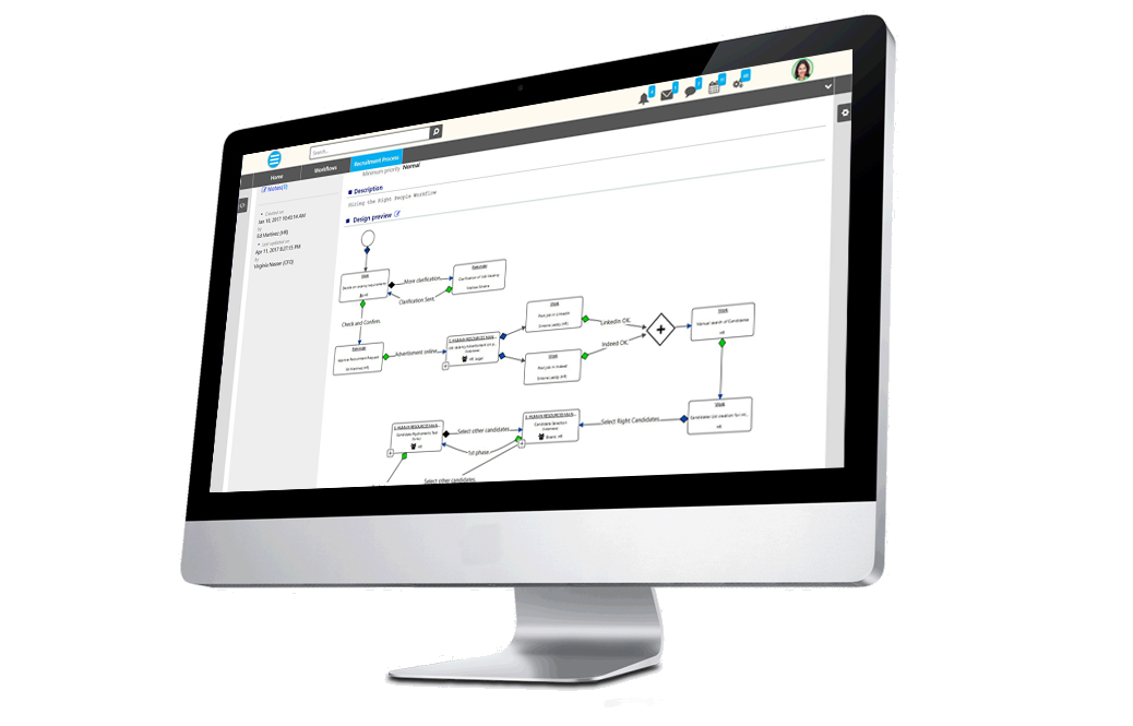 Automate your business today Screen with Comidor Workflows