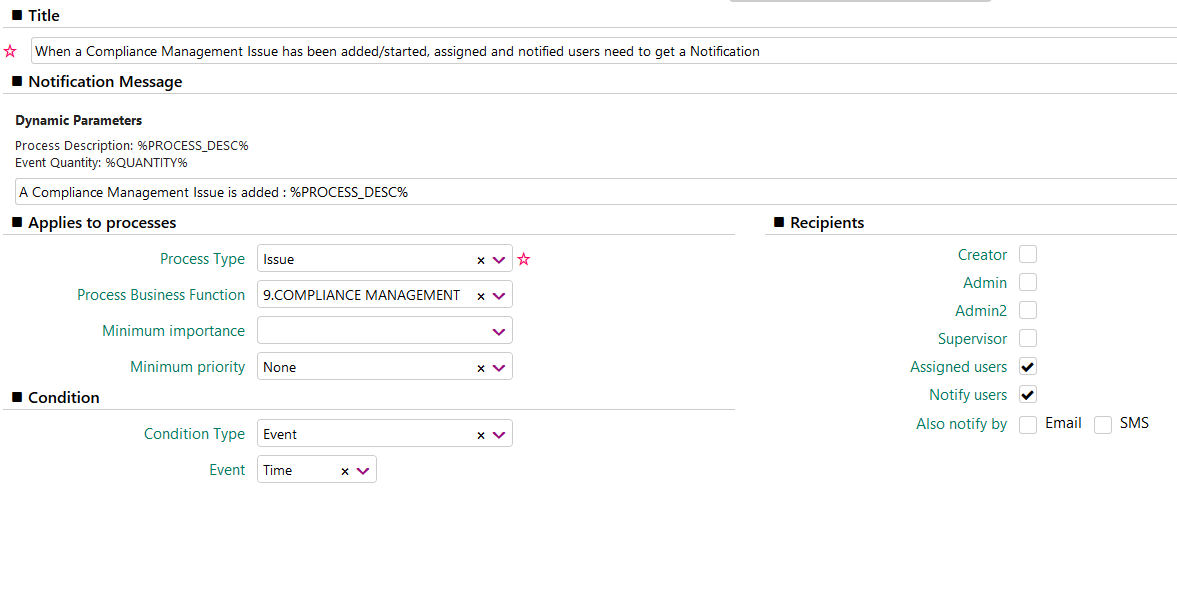 notification scenarios automation comidor
