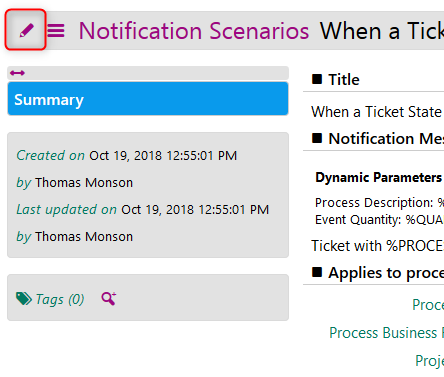 notification scenarios automation comidor