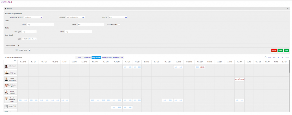 timecards/comidor low-code bpm platform