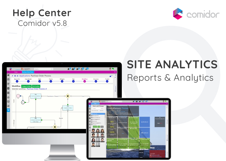 Analytics - Site Analytics - Comidor Help Center