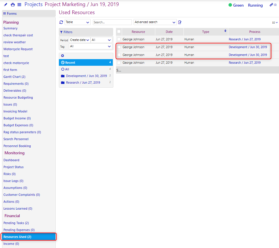 Tasks and Expenses Approval/comidor low-code bpm platform