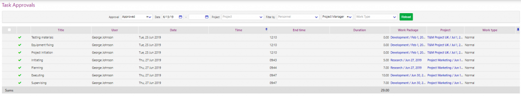 Tasks and Expenses Approval/comidor low-code bpm platform