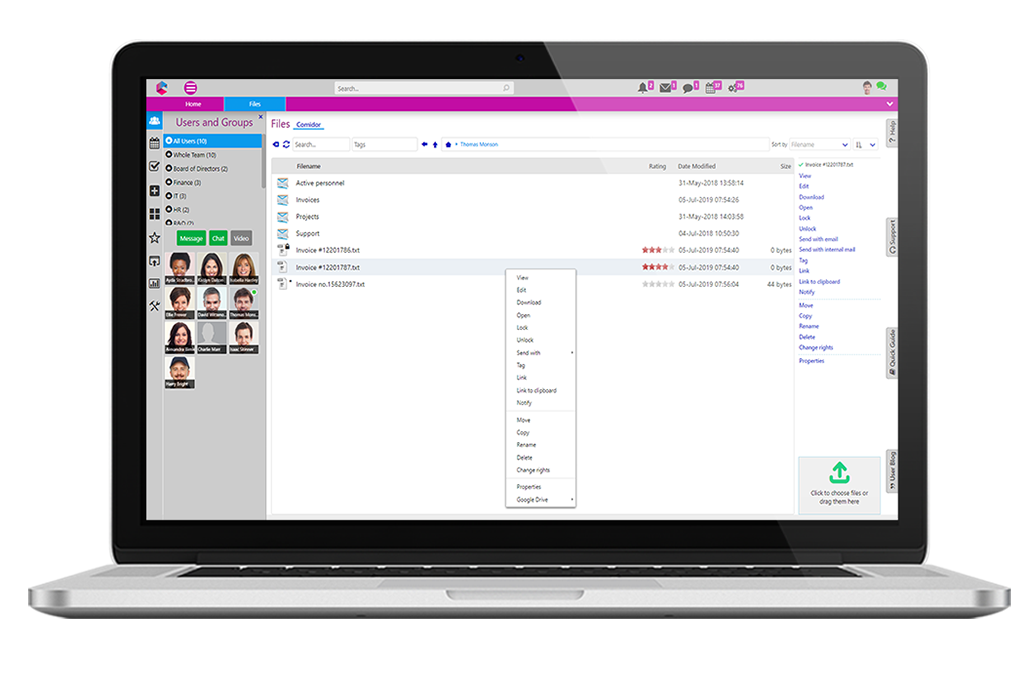 DMS | Comidor Low-Code BPM Platform