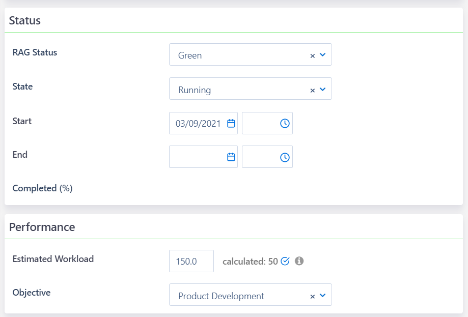 project - status v.6.0 | Comidor Platform