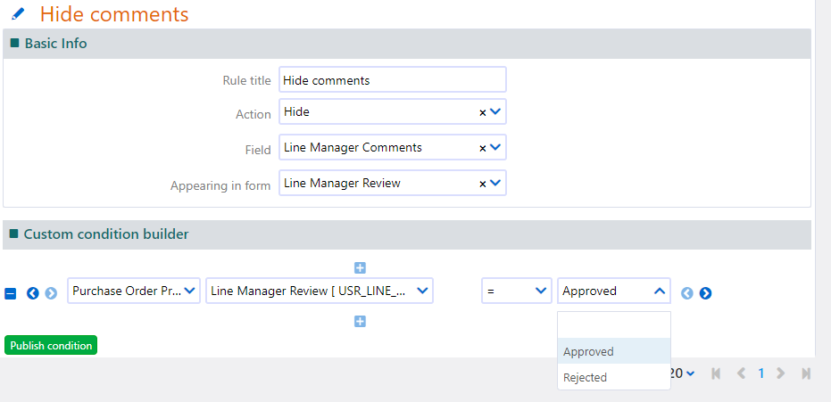 User Fields and User Forms - App Factory - Comidor Platform