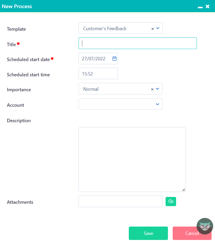 new process add V6.2 | Comidor Platform