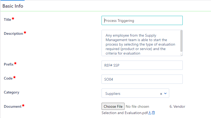 Workflow SPP | Comidor Platform