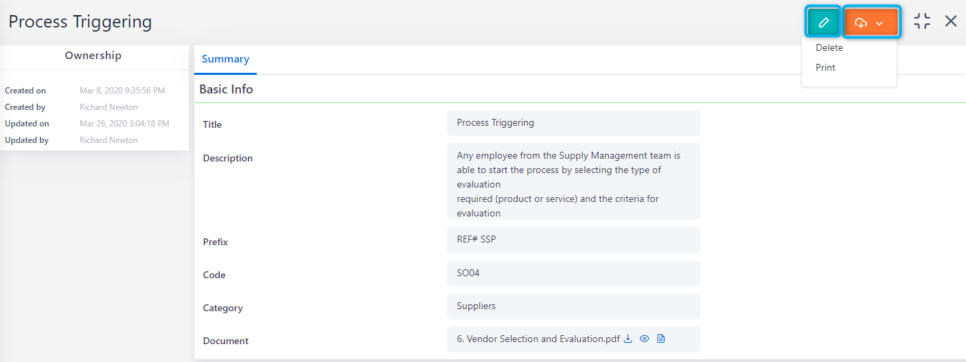 Workflow SPP | Comidor Platform