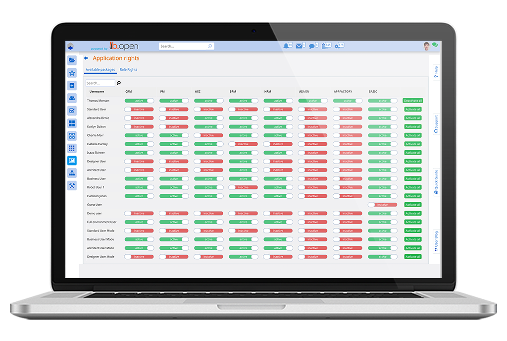 system administration | Comidor Platform