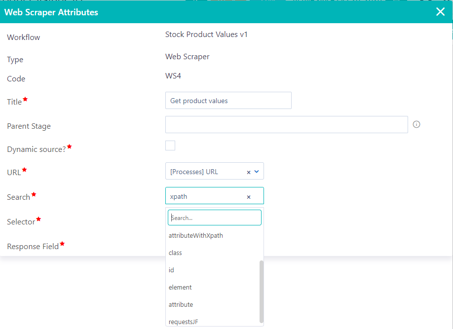 RPA Web scraper | Comidor Platform