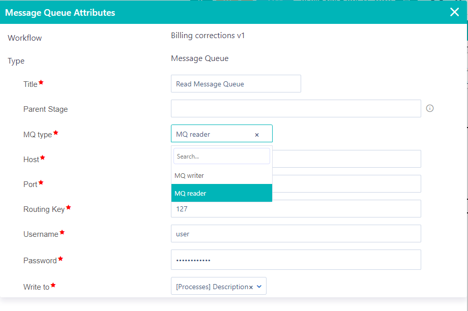 Workflow components MQ | Comidor Platform