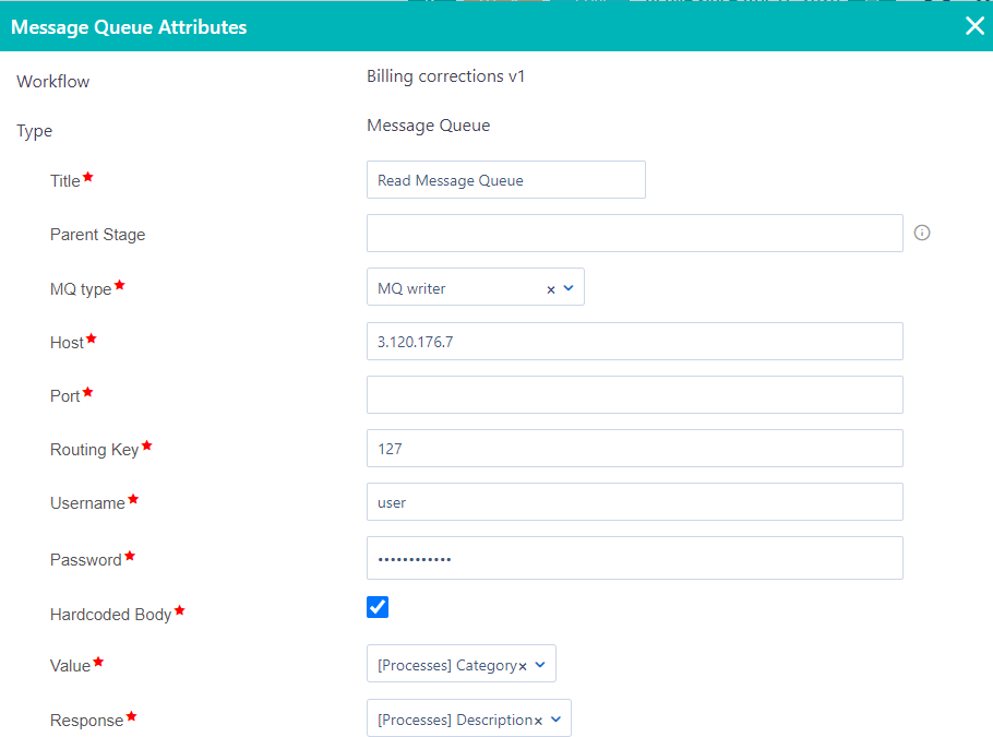 Workflow components MQ | Comidor Platform