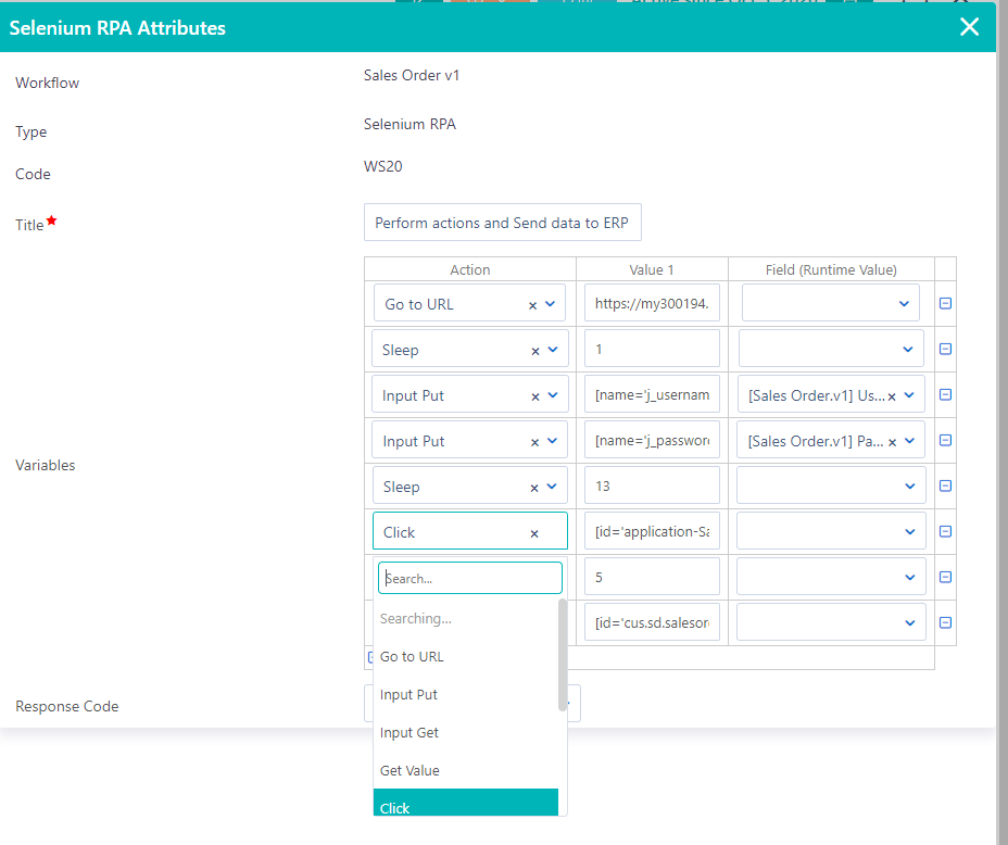 RPA Selenium | Comidor Platform