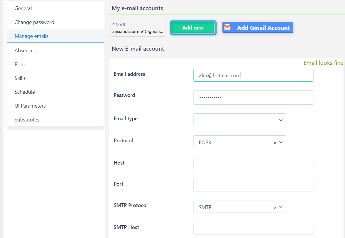 Manage emails v6.2| Comidor Platform