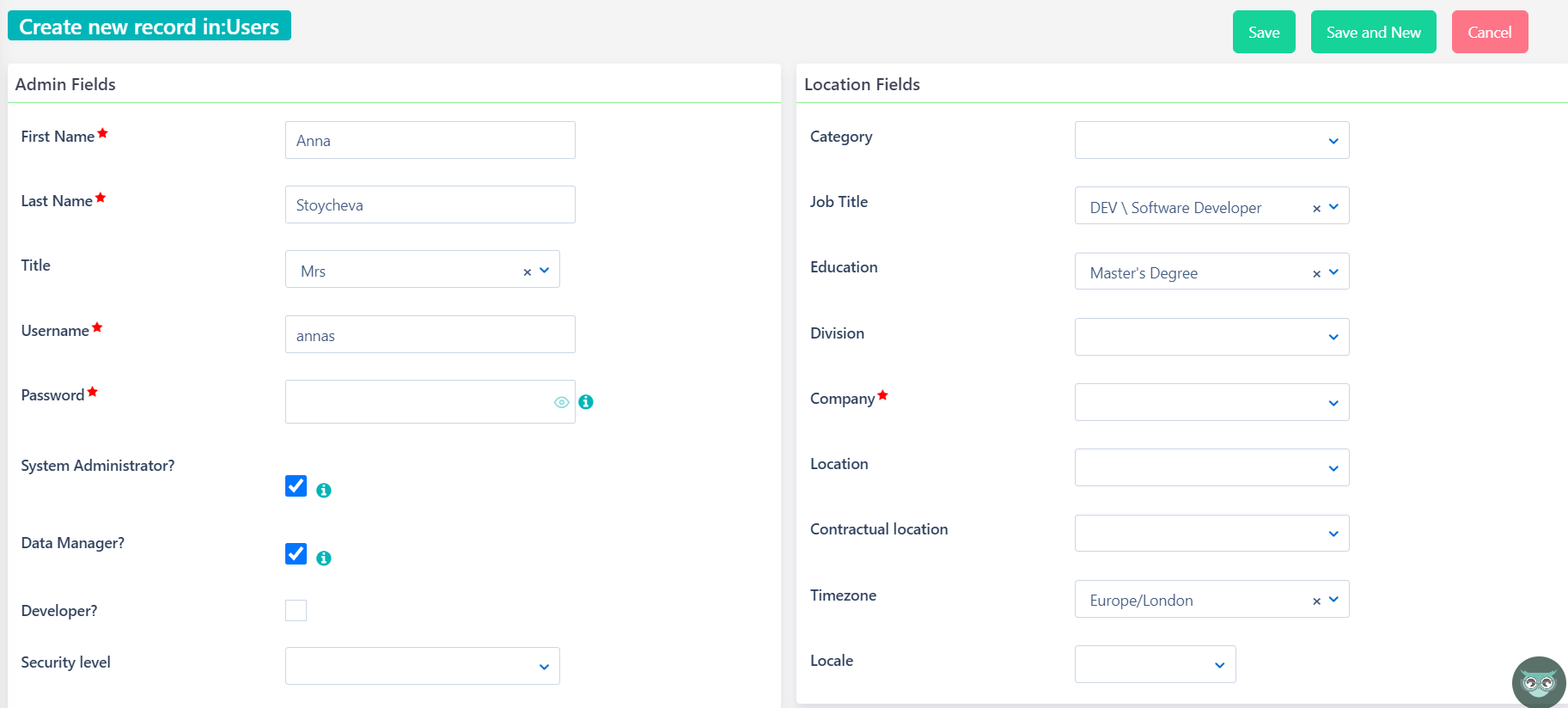 Add user Org. chart v.6.2| Comidor Platform