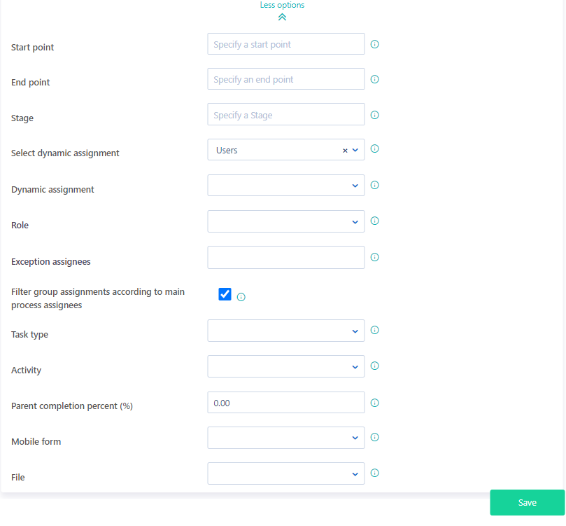 Workflow Task more | Comidor Platform