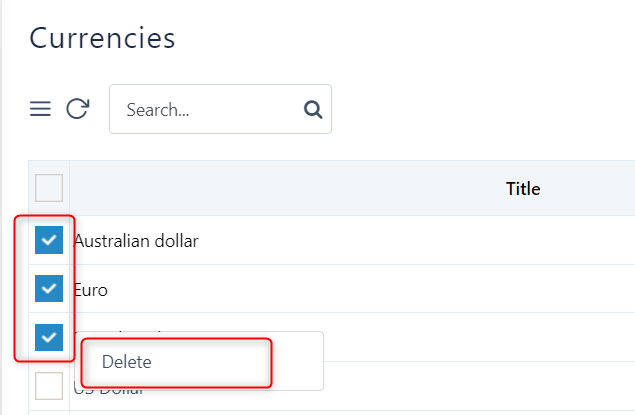 multiple currencies V6.2 | Comidor Platform