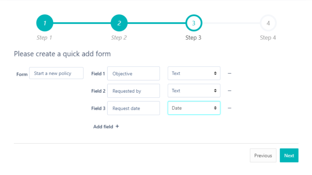 App Initiation with NLP | Comidor Low-code Platform