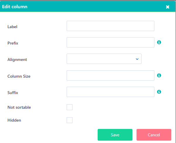 Kanban App table | Comidor Platform