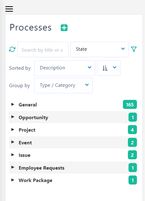 Processes - Workbench v.6.2| Comidor Platform