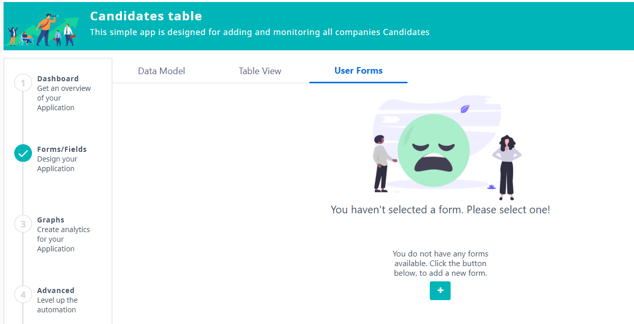 App User Forms | Comidor Platform