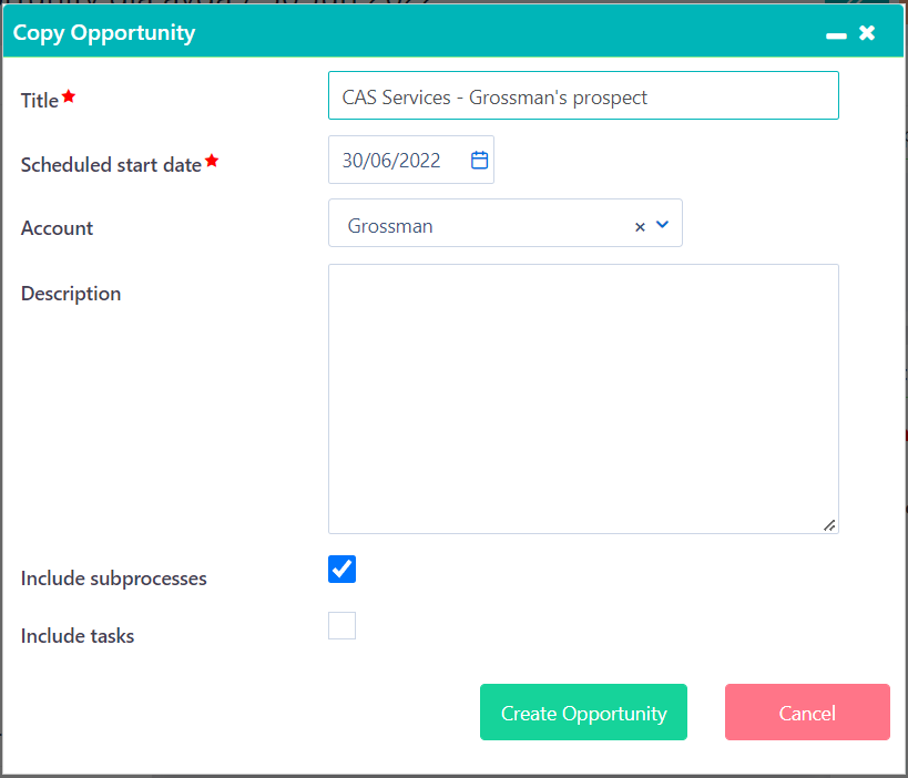 Copy Opportunities v6.2 | Comidor Platform