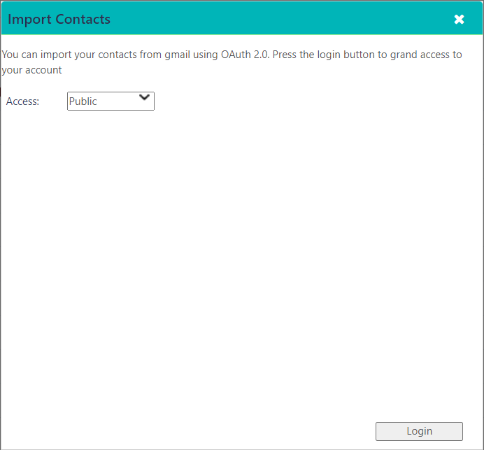 Import contacts - Leads v.6.2| Comidor Platform