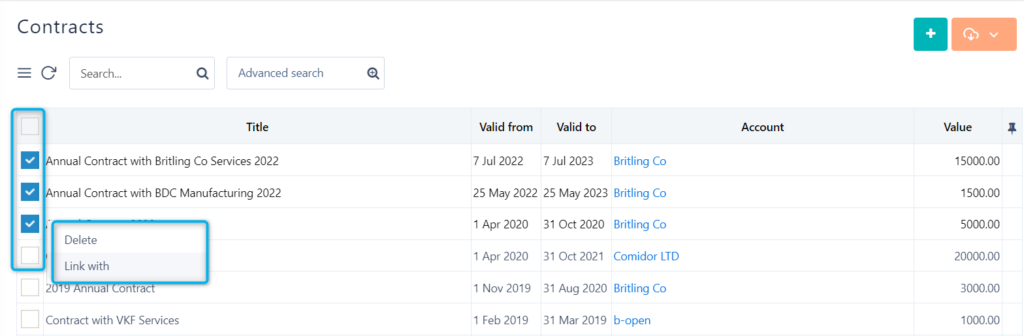 Contracts | Comidor Low-code Automation Platform