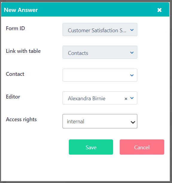 new answer form V6.2 | Comidor Platform