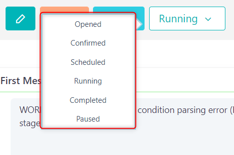 state button tickets V6.2 | Comidor Platform