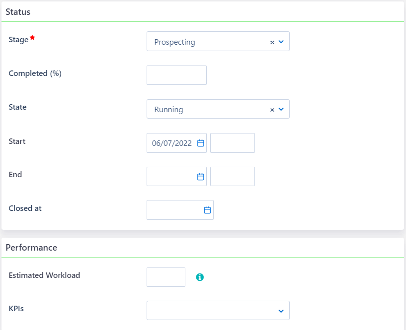 status opps V6.2 | Comidor Platform