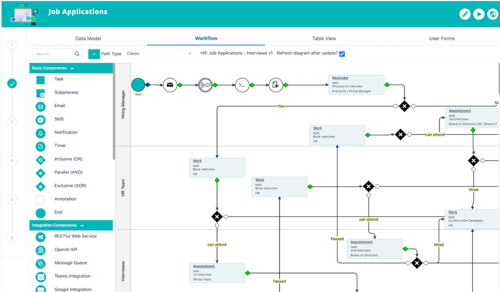 workflow app- workflow design