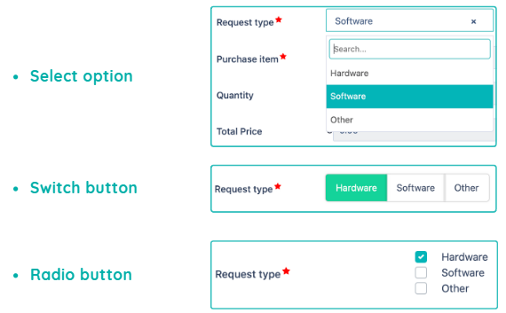 User Forms | Comidor Platform