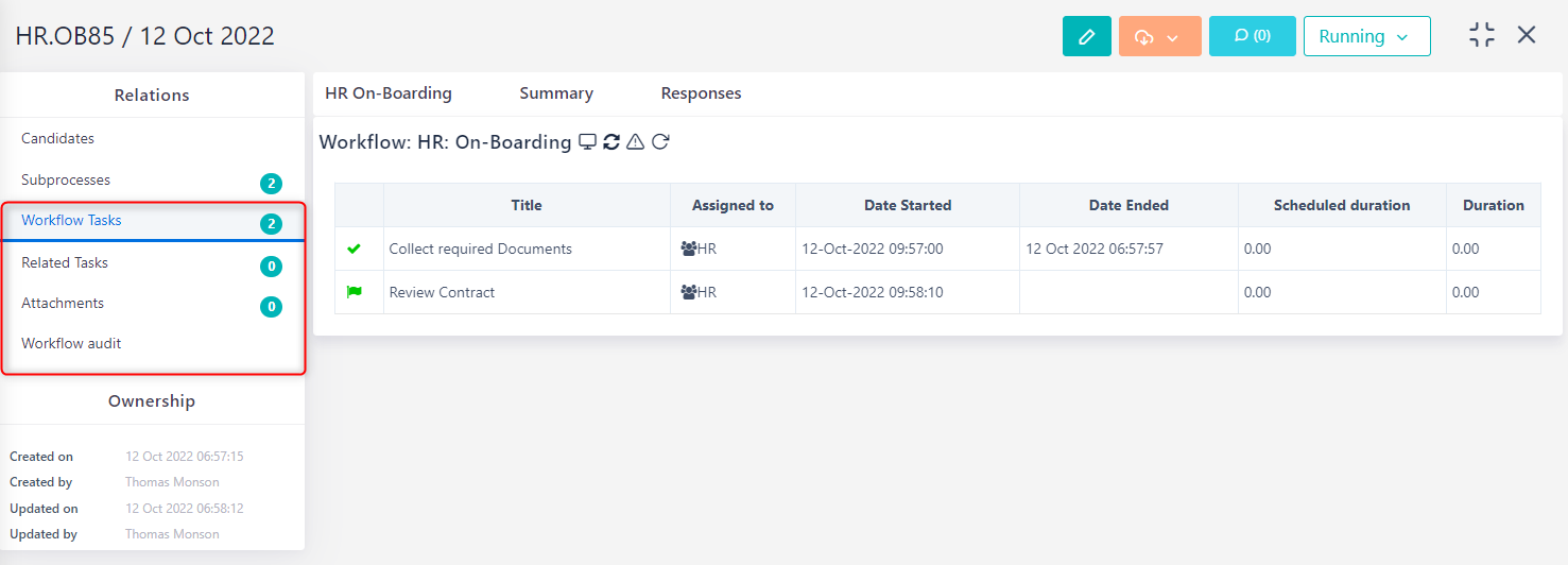 comidor units record | Comidor Platform