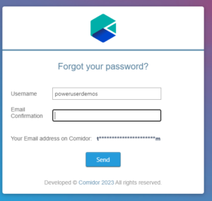 Forgot password? | Comidor