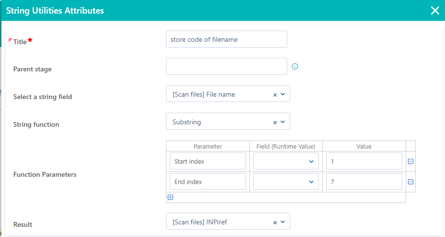 string utilities substring | Comidor Platform