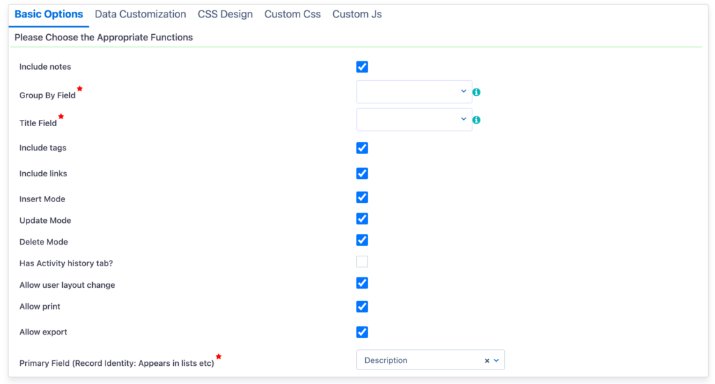 configuration step-simple apps