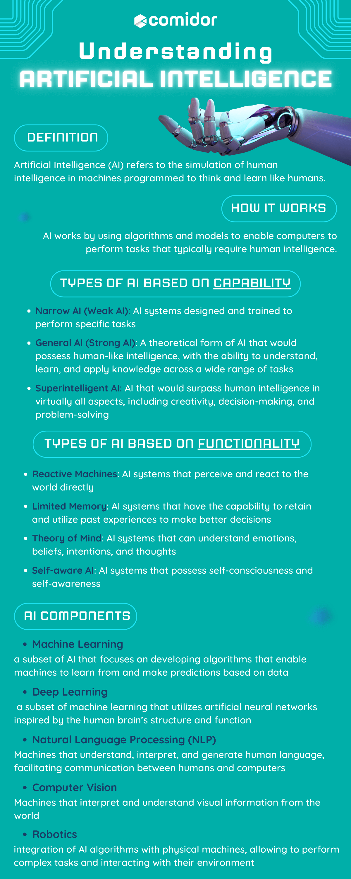 ai technology solutions infographic